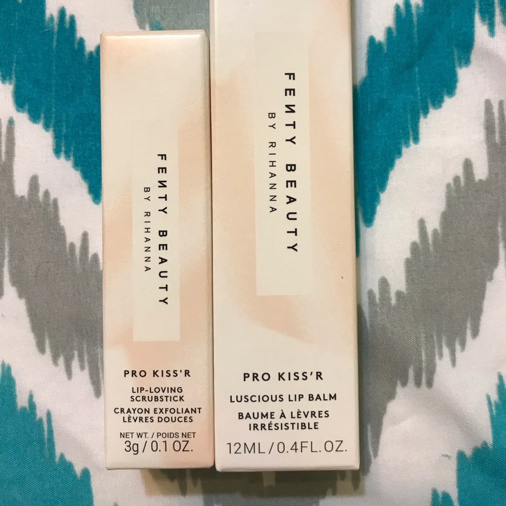 Bundle of Fenty luscious lip balm and scrubstick